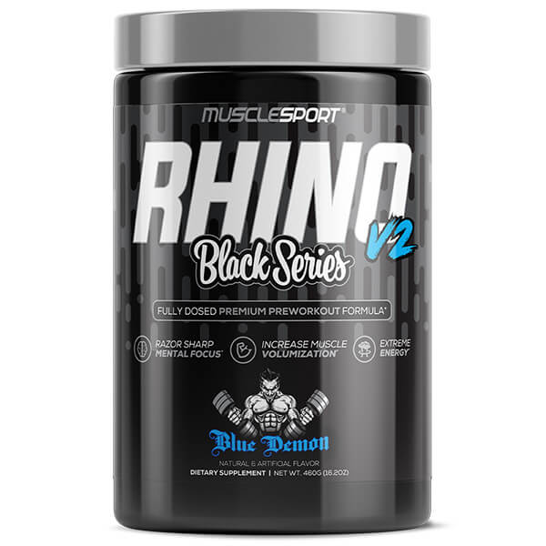 MuscleSport Rhino Black V2 460g