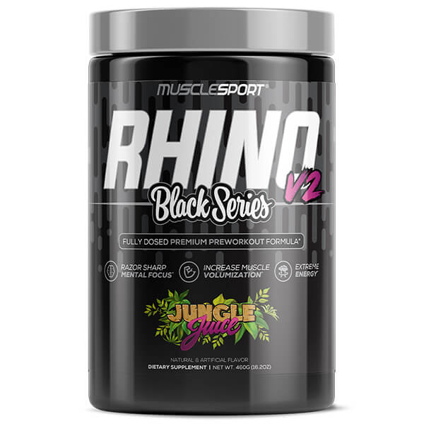 MuscleSport Rhino Black V2 460g