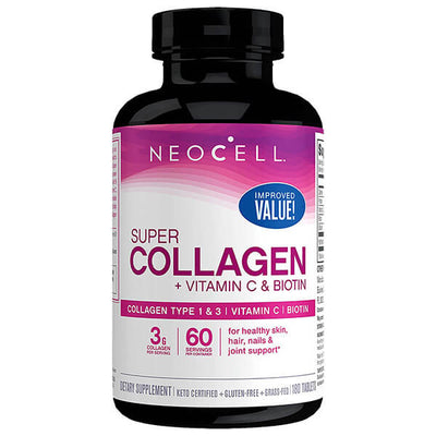 NeoCell Super Collagen + Vitamin C & Biotin 180 Tabs