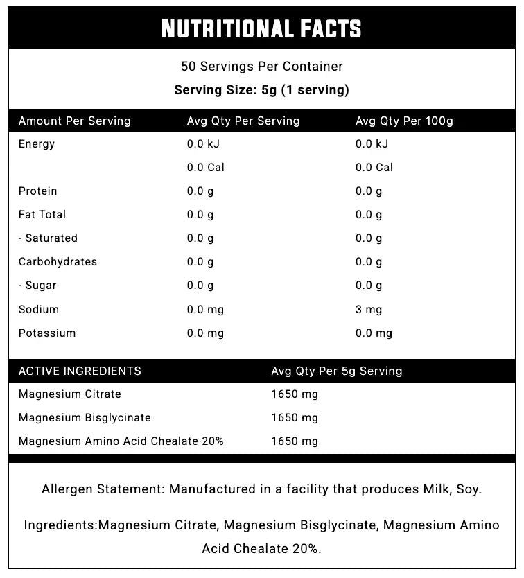 Nexus Triple Magnesium 250g