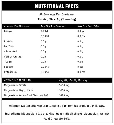 Nexus Triple Magnesium 250g