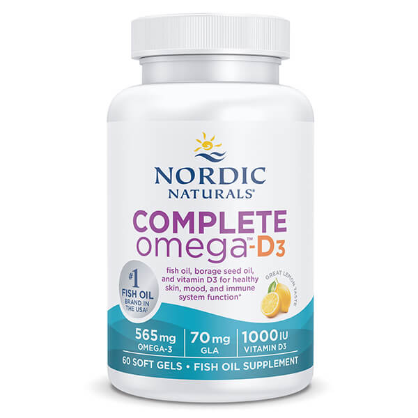 Nordic Naturals Complete Omega D3 60 Softgels