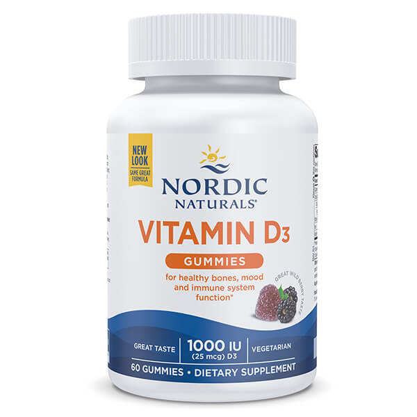 Nordic Naturals Vitamin D3 x60 Gummies