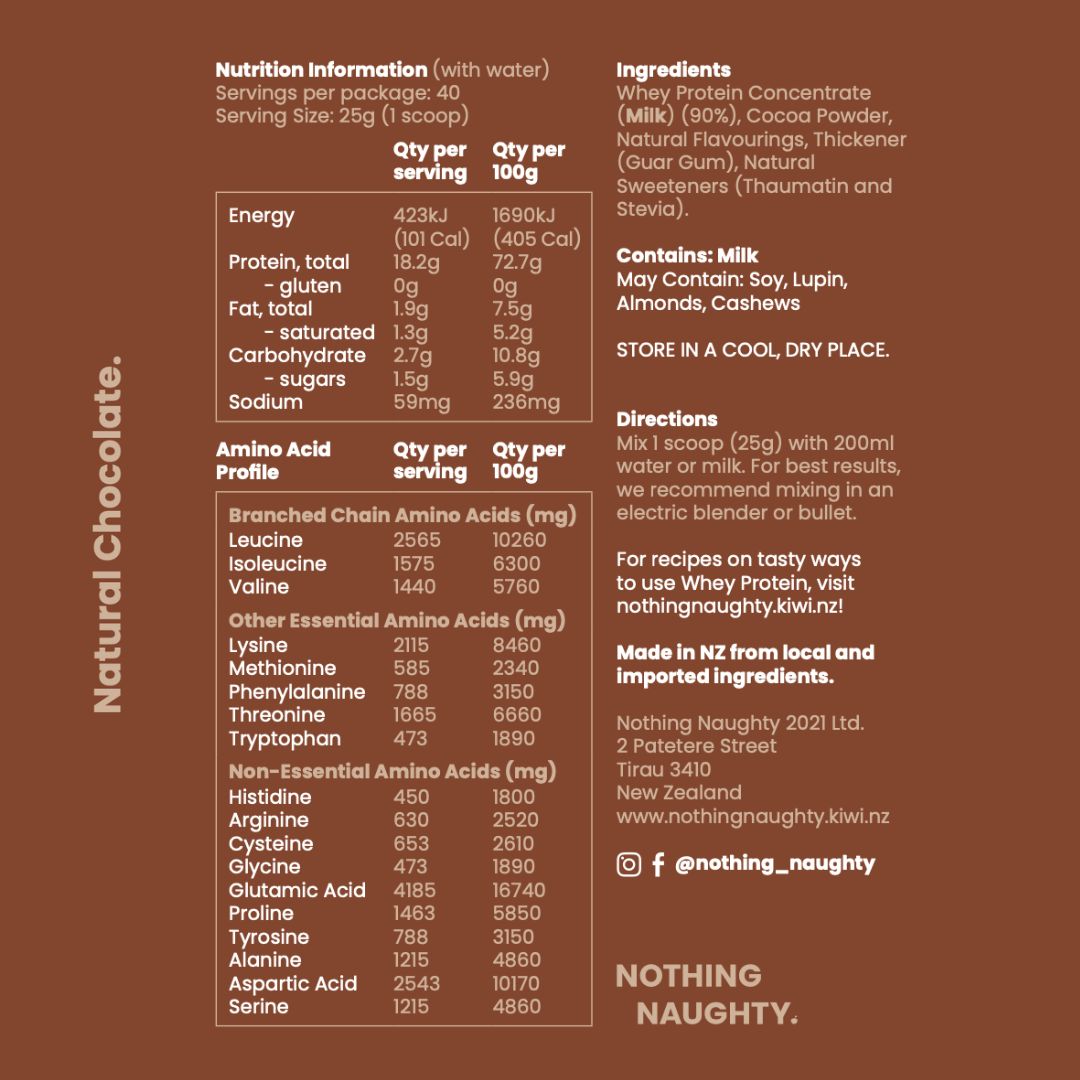 Premium NZ Whey Protein Powder