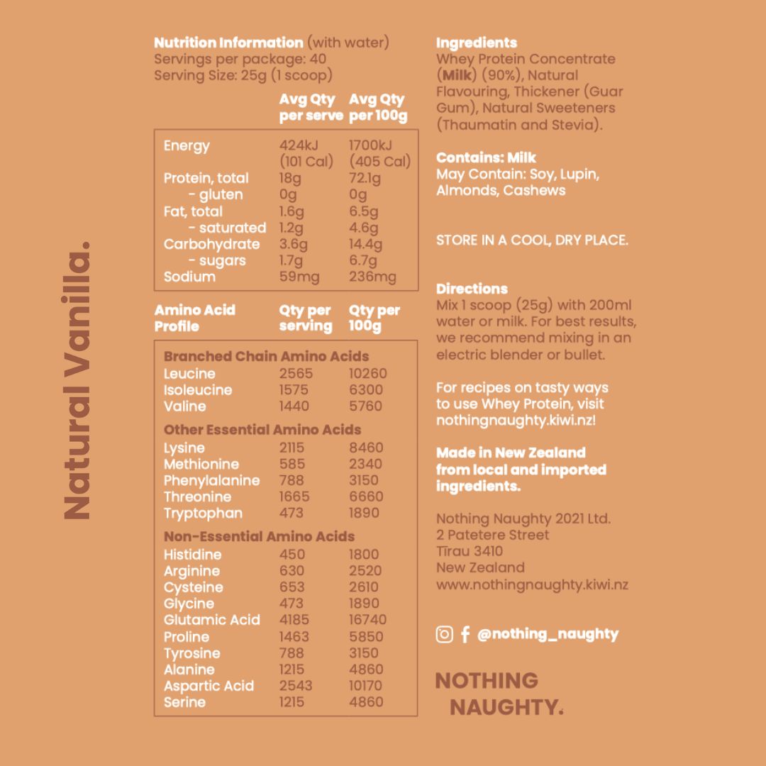 Premium NZ Whey Protein Powder