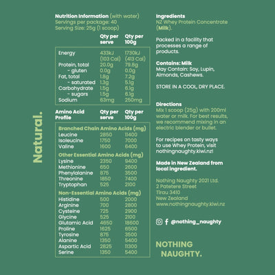 Premium NZ Whey Protein Powder