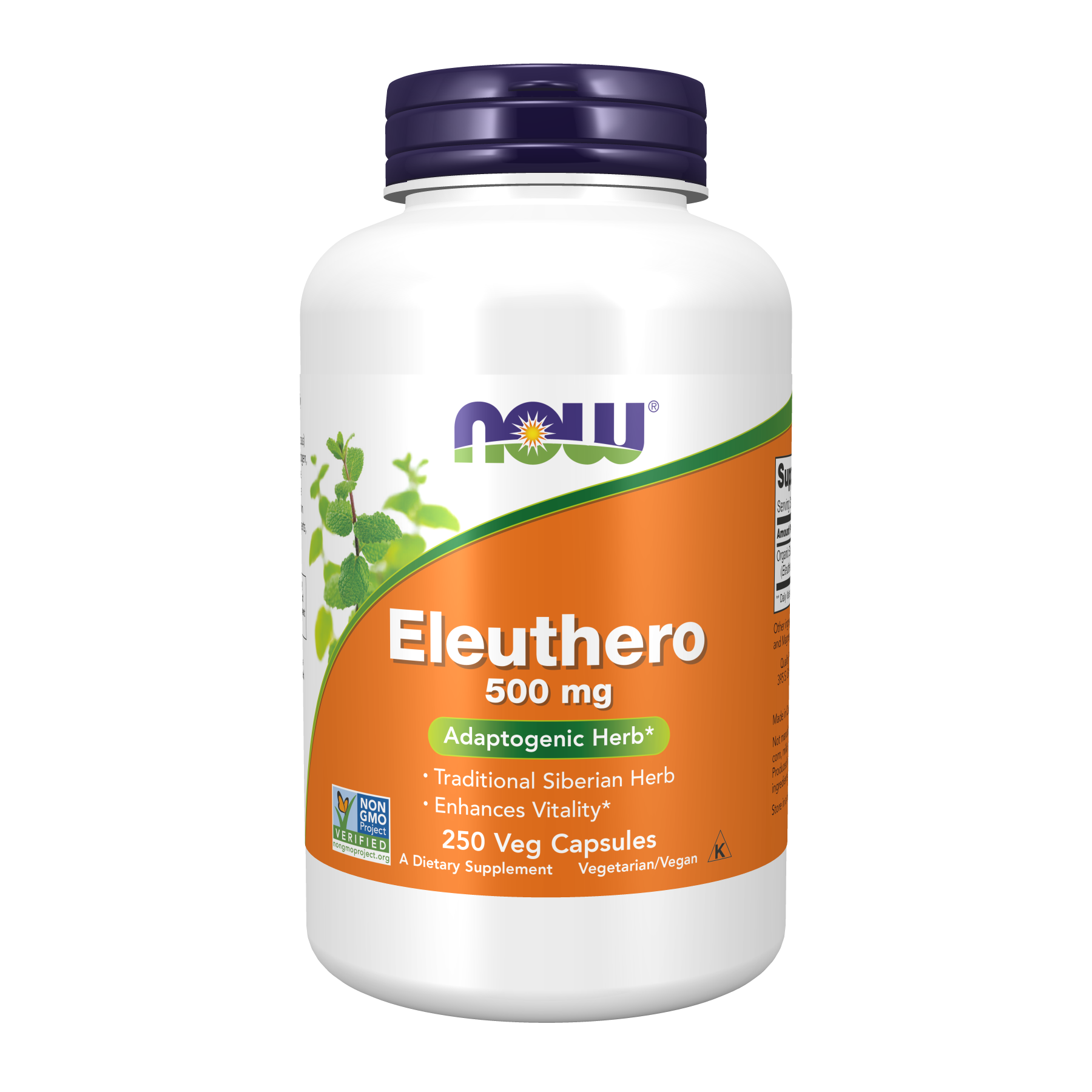 NOW Foods Eleuthero 500mg Capsules
