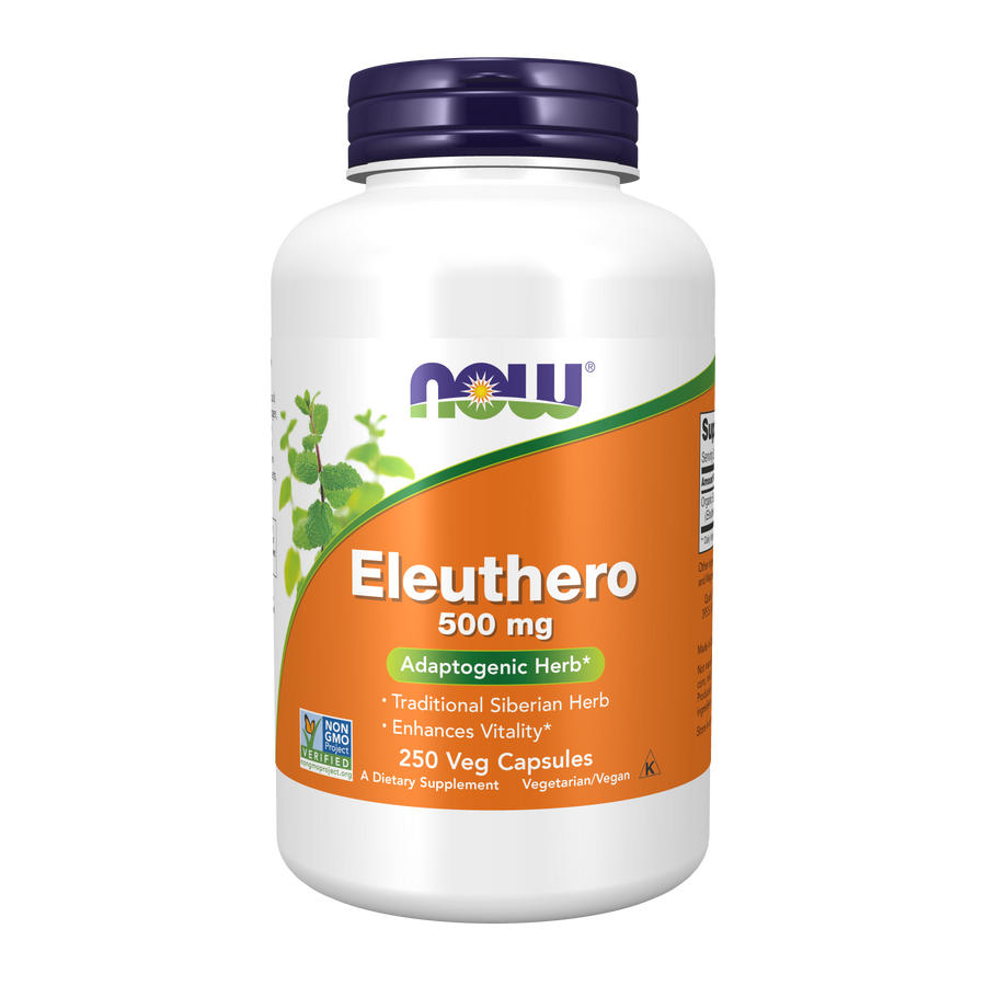 NOW Foods Eleuthero 500mg Capsules