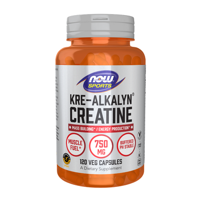 NOW Sports Kre-Alkalyn Buffered Creatine 1500mg Muscle Fuel Supplement