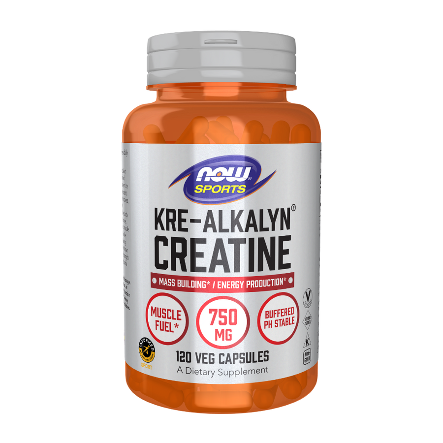 NOW Sports Kre-Alkalyn Buffered Creatine 1500mg Muscle Fuel Supplement