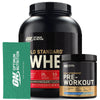 Optimum Nutrition Gold Standard 100% Whey 5lb / Pre-Workout 30 Serves Combo + FREE Towel