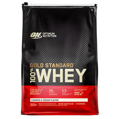 Optimum Nutrition Gold Standard 100% Whey 10lb CLEARANCE Short Dated end of 16/10/2026