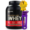 Optimum Nutrition Gold Standard 100% Whey 5lb + FREE Glass Bottle