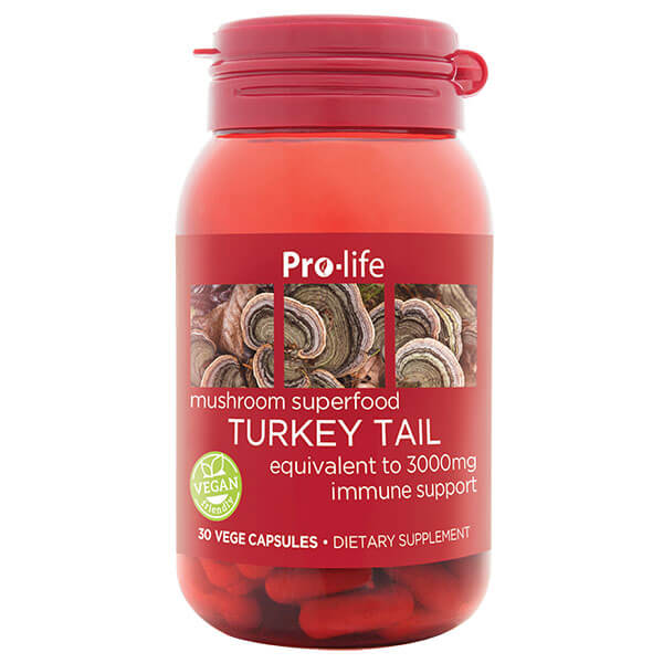 Pro-life Turkey Tail 30 Caps CLEARANCE Short Dated end of 11/2026