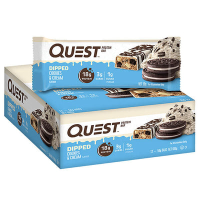 Quest Dipped Protein Bars 50g x12