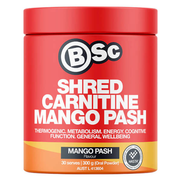 BSc Body Science Shred Carnitine 300g CLEARANCE Short Dated ( Dates on flavour drop downs )