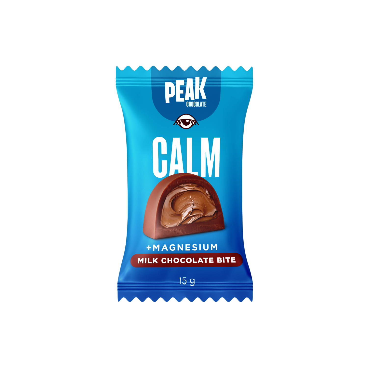 PEAK CHOCOLATE CALM BITE (15g) – Shelf Display Box (20 Units)