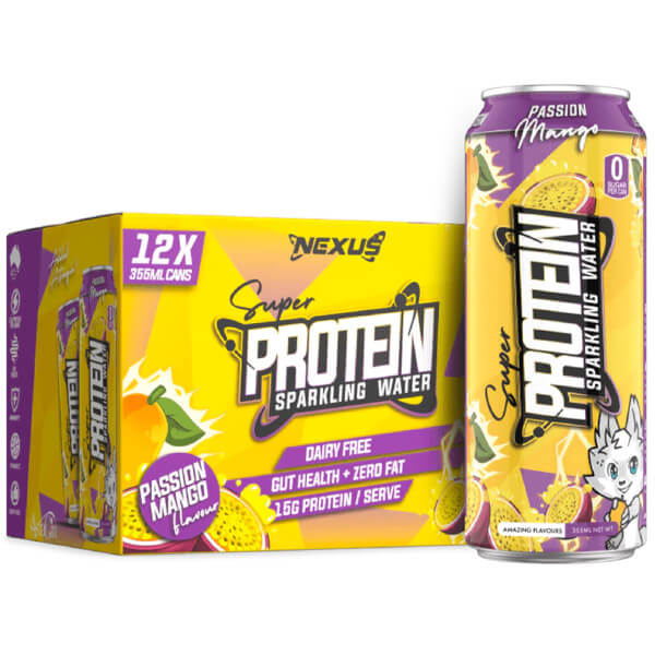 Nexus Super Protein Sparkling Water RTD 335ml x12