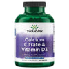 Swanson Calcium Citrate & Vitamin D3 250 Tabs