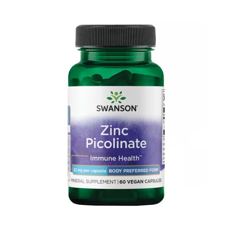 Swanson Zinc Picolinate 60 Capsules
