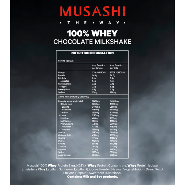 Musashi 100% Whey 330g
