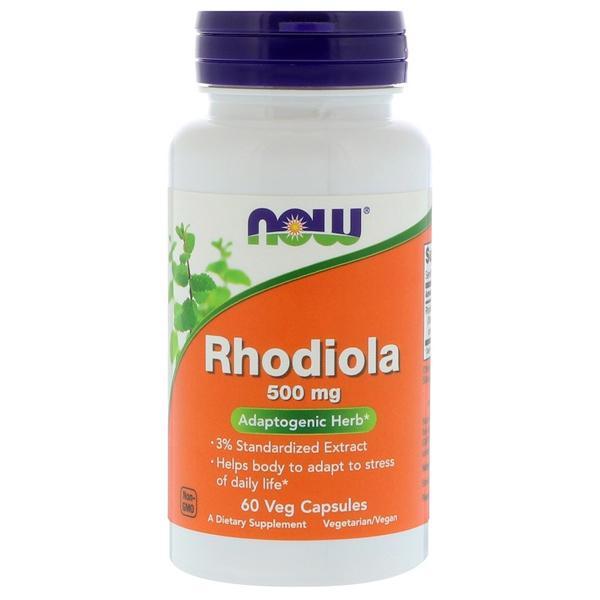 Now Foods Rhodiola 500mg 60 Veggie Caps