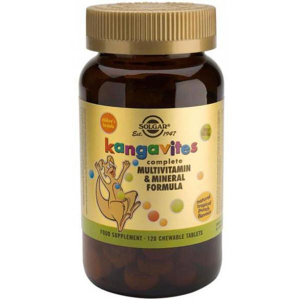 Solgar Kangavites Multivitamin and Mineral Formula 120 Tabs-Physical Product-Solgar-Tropical-Supplements.co.nz