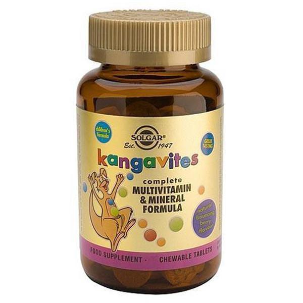 Solgar Kangavites Multivitamin and Mineral Formula 120 Tabs-Physical Product-Solgar-Berry-Supplements.co.nz