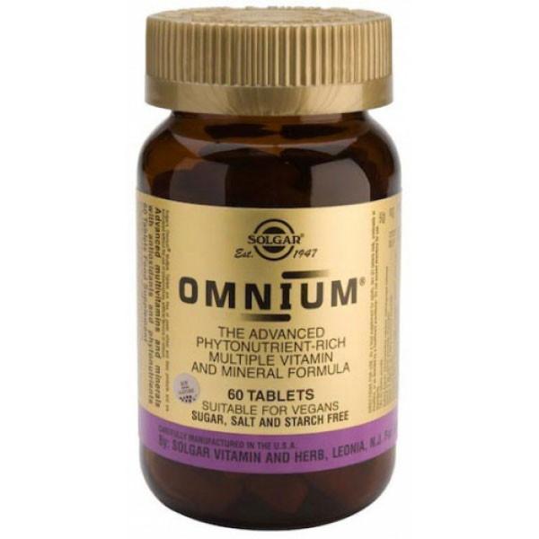 Solgar Omnium Multivitamin 60 Tabs-Physical Product-Solgar-Supplements.co.nz