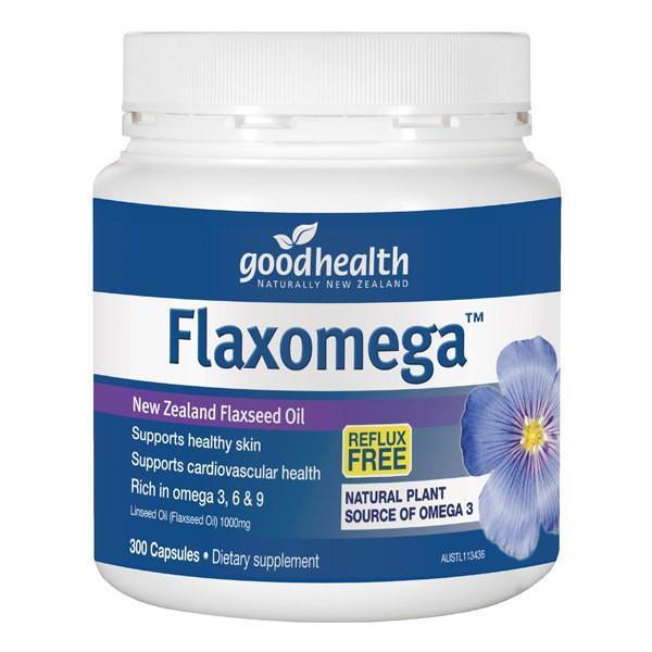 Good Health Flaxomega Flax Seed Oil 150 Capsules - Supplements.co.nz