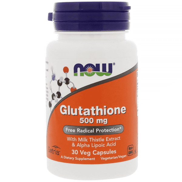 Now Foods Glutathione 500mg 30 Veggie Caps