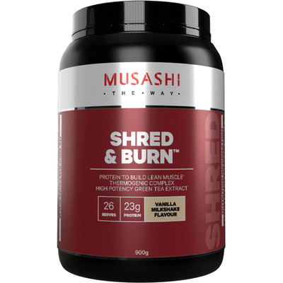 Musashi Shred & Burn Protein 900g