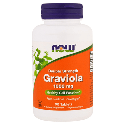 Now Foods Double Strength Graviola 1000mg 90 Tabs