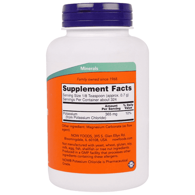 Now Foods Potassium Chloride 227g