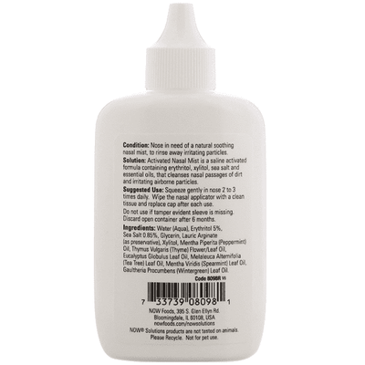 Now Solutions Activated Nasal Mist 59ml