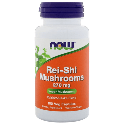 Now Foods Rei-Shi Mushrooms 270mg 100 Veggie Caps