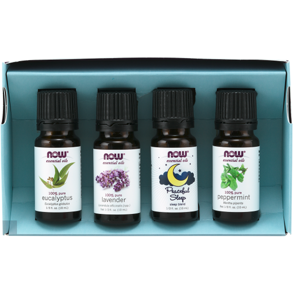 Now Foods Let There Be Peace & Quiet Relaxing Essential Oils Kit 4x10ml