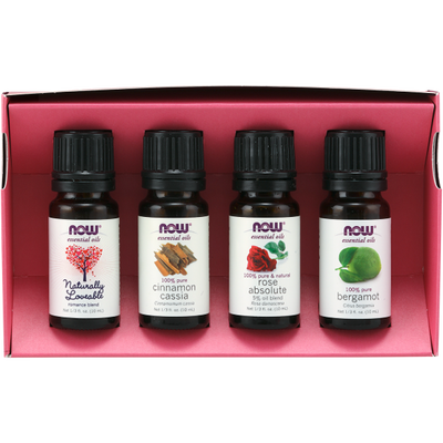 Now Foods Love At First Scent Romantic Essential Oils Kit 4x10ml