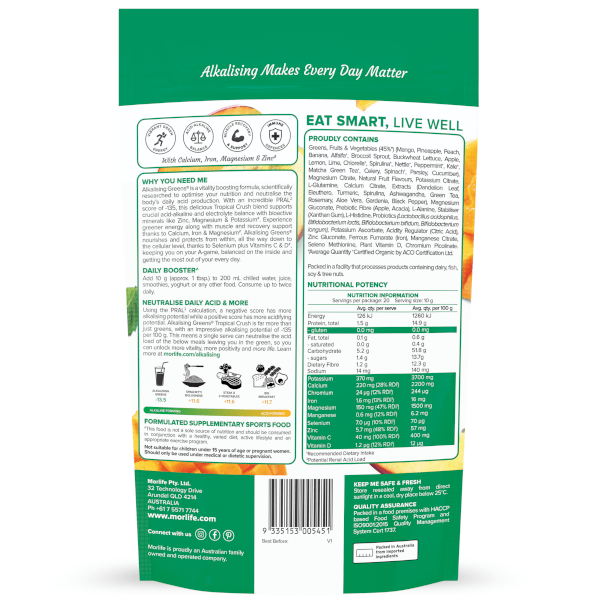 Morlife Alkalising Greens 200g