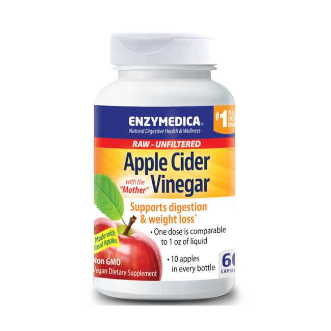 Enzymedica Apple Cider Vinegar 60 Caps