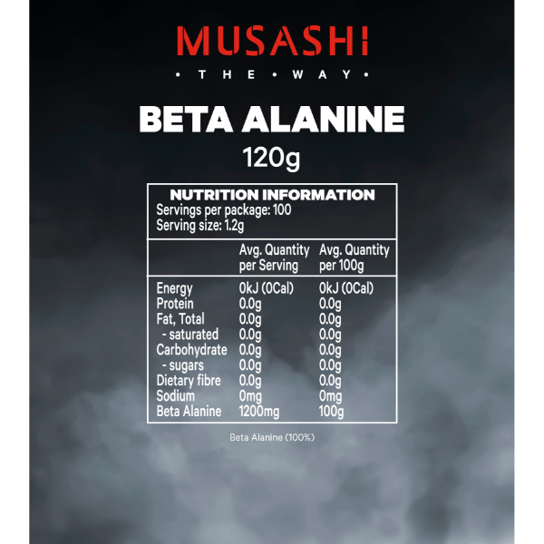 Musashi Beta Alanine 120g