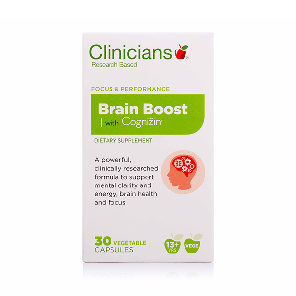 Clinicians Brain Boost with Cognizin 30 Veggie Caps | Vitamins NZ ...