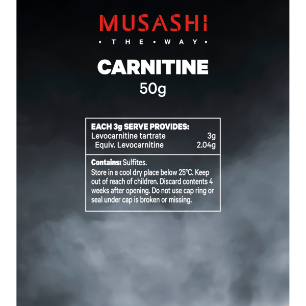 musashi l carnitine Musashi 100% Carnitine 50g