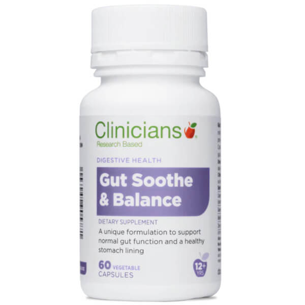Clinicians Gut Soothe & Balance 60 Caps
