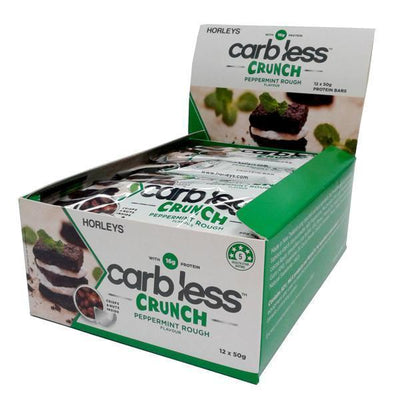 Horleys Carb Less Crunch Bars, Box of 12 - Supplements.co.nz