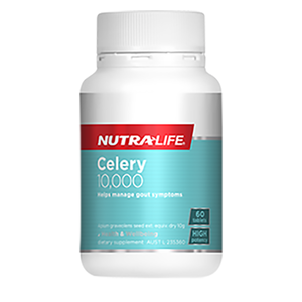 Nutralife Celery 10,000 60 Capsules - Supplements.co.nz