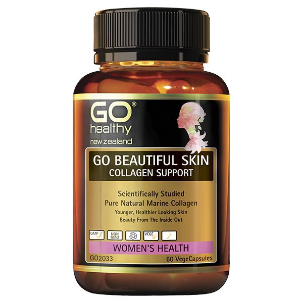 Go Healthy Go Beautiful Skin Collagen Support 60 Caps