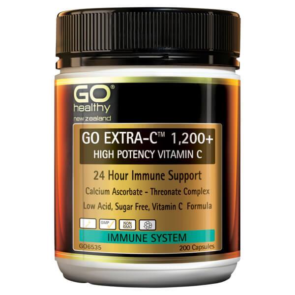 Go Healthy Go Extra-C 1200+ 200 Caps