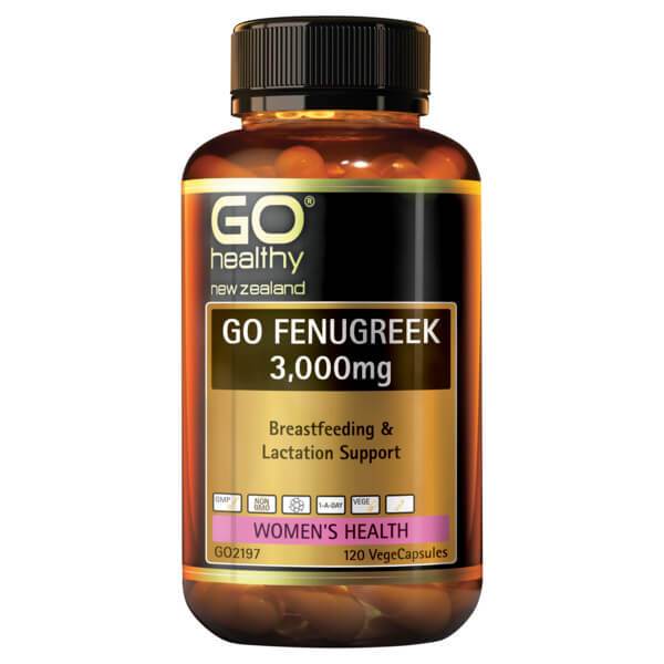 Go Healthy Go Fenugreek 3,000mg 120 VegeCaps