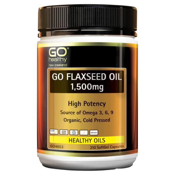 Go Healthy Go Flaxseed Oil 1,500mg 210 Capsules